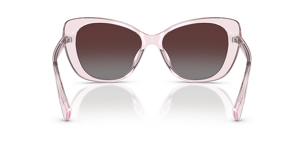 RALPH RA5329U Shiny Blush Crystal - Women Sunglasses, Rose Gradient Mirror Lens
