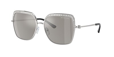 Michael Kors MK1141 Greenpoint 57 Silver Mirror & Silver  