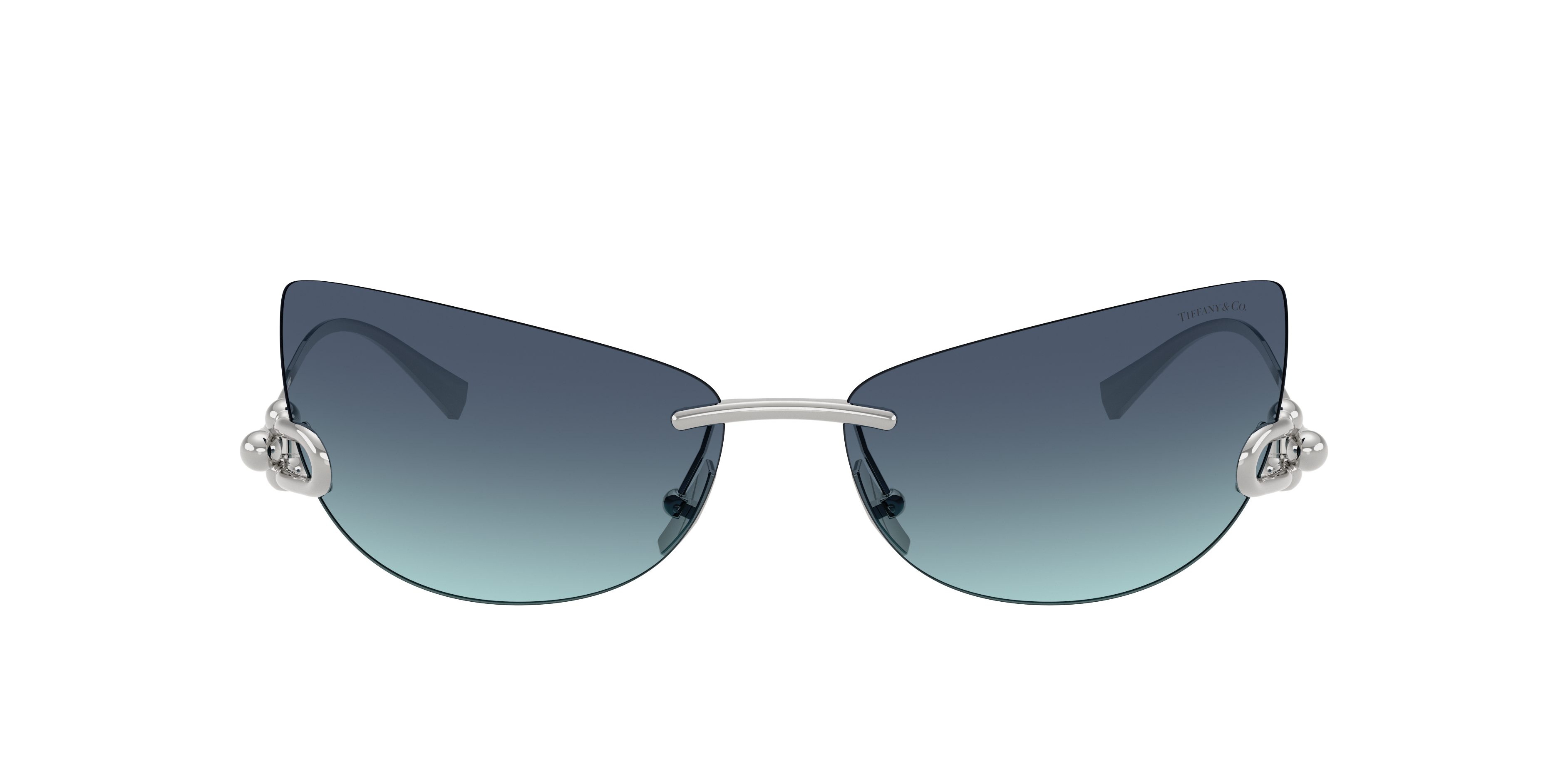 Tiffany & Co . Woman Sunglasses Tf3112k In Azure Gradient Blue