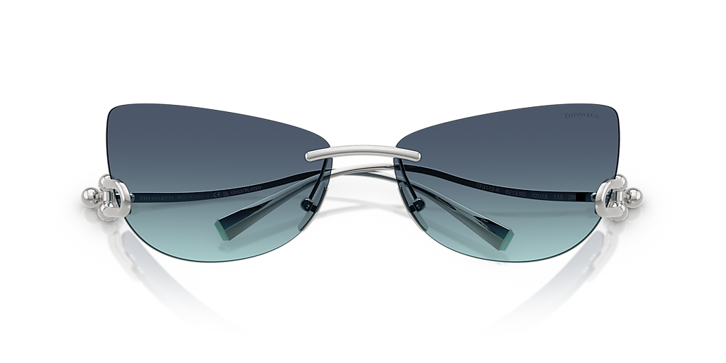 Tiffany & Co. TF3112K XL (72 - 15) with Blue lenses and Silver