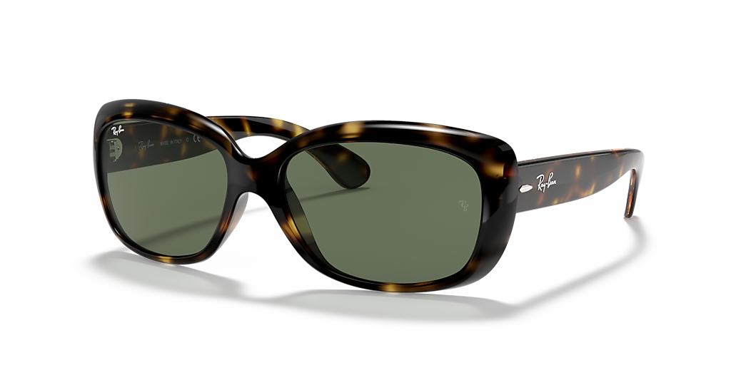 ◆Ray-Ban◆偏光サングラス　RB4101 JACKIE OHH　ケース付き Ray-Ban RB4101 Jackie Ohh M (58 - 17) with Green lenses and