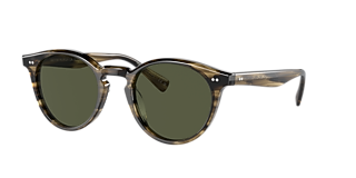 Oliver Peoples OV5459SU Romare Sun L (50 - 22) with Green lenses