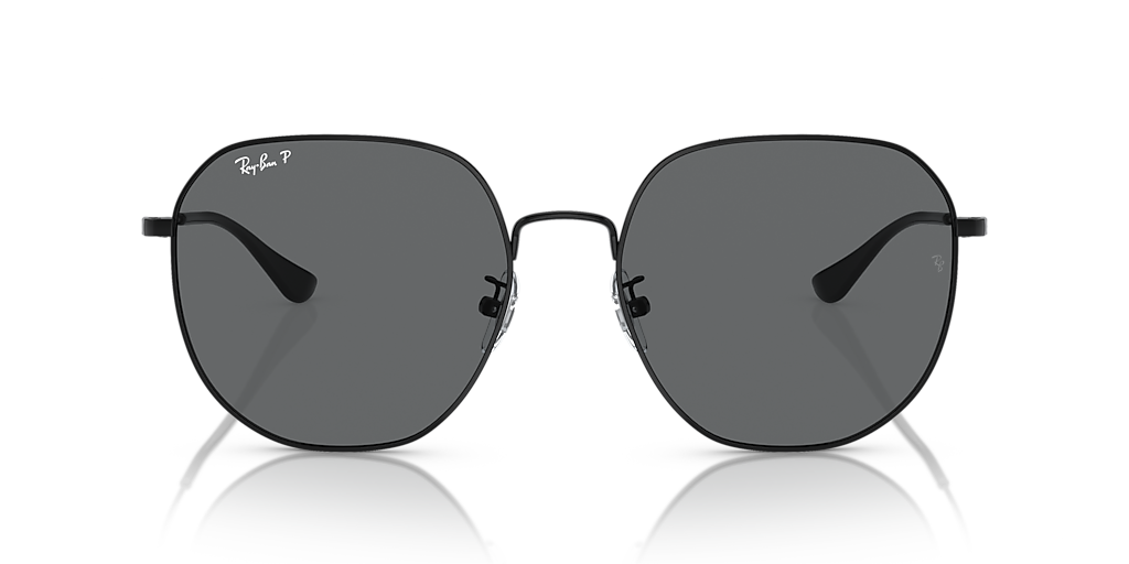 Ray-Ban RB3680D XXL (60 - 19) with Grey lenses and Black frame