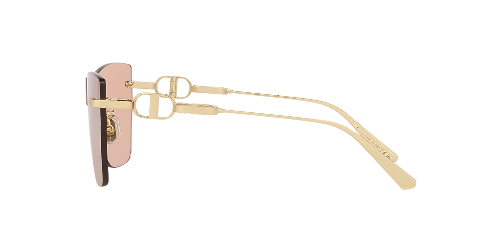 DIOR Cd40162U XXL (90 - 190) with Pink lenses and Gold frame