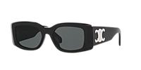 CELINE Triomphe Cl40282U Ivory - Women Luxury Sunglasses, Grey Lens