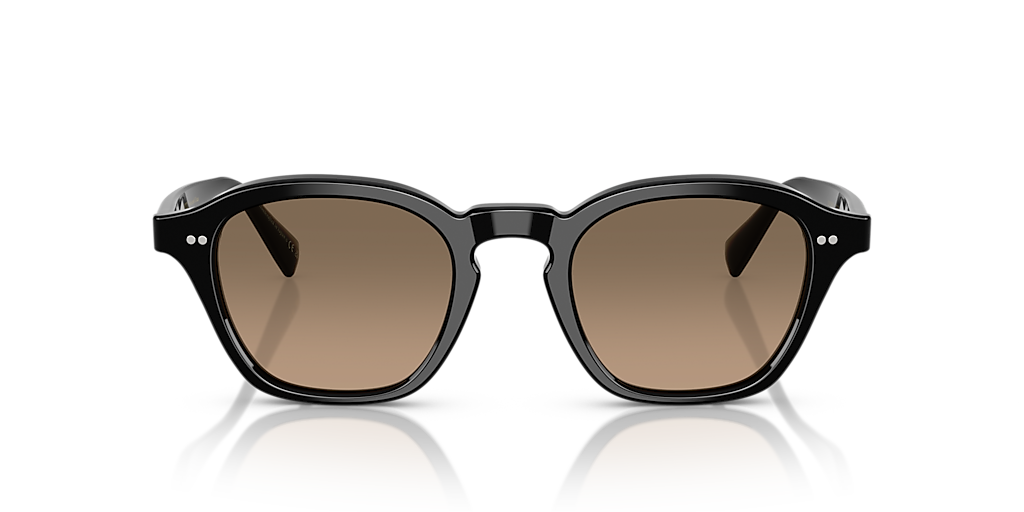 OLIVER PEOPLES OV5580SU Eyles Black - Unisex Luxury Sunglasses, Sandstone Gradient Polar Lens