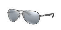 Ray-Ban RB8313 Carbon Fibre XL (61 - 13) with Silver lenses and