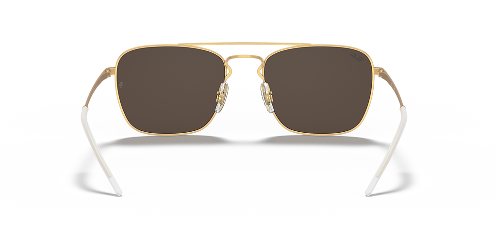 RAY-BAN RB3588 Gold - Men Sunglasses, Dark Brown Lens