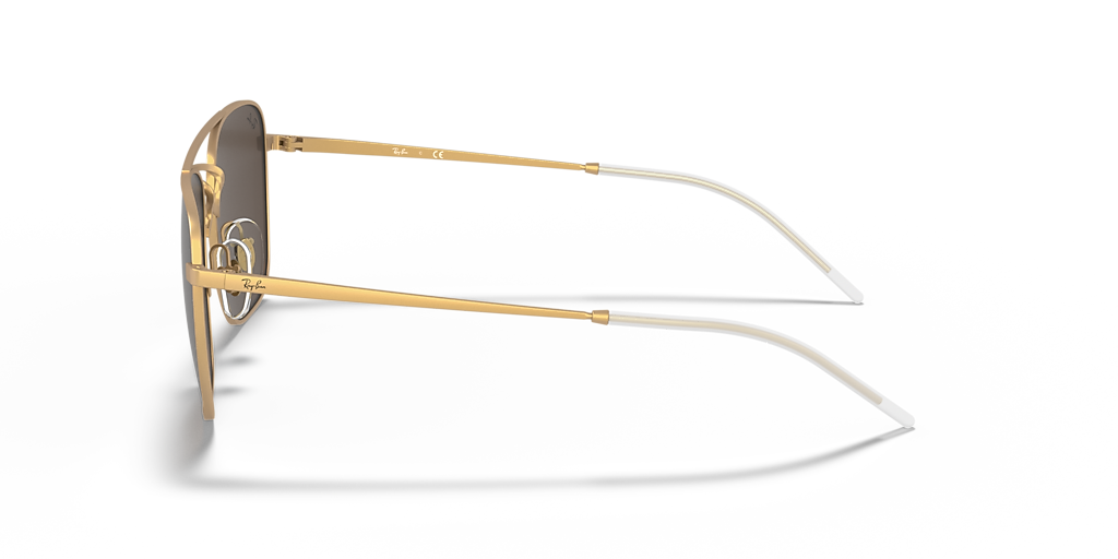 RAY-BAN RB3588 Gold - Men Sunglasses, Dark Brown Lens