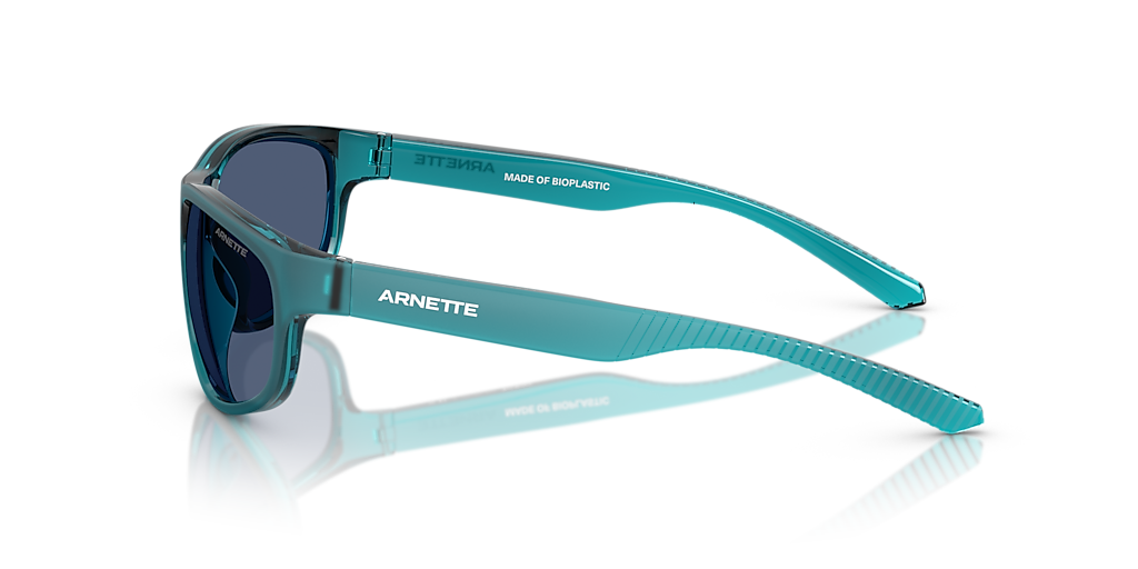 ARNETTE AN4351 E.Z. Transparent Blue Matte/Shiny - Unisex Sunglasses, Blue Lens