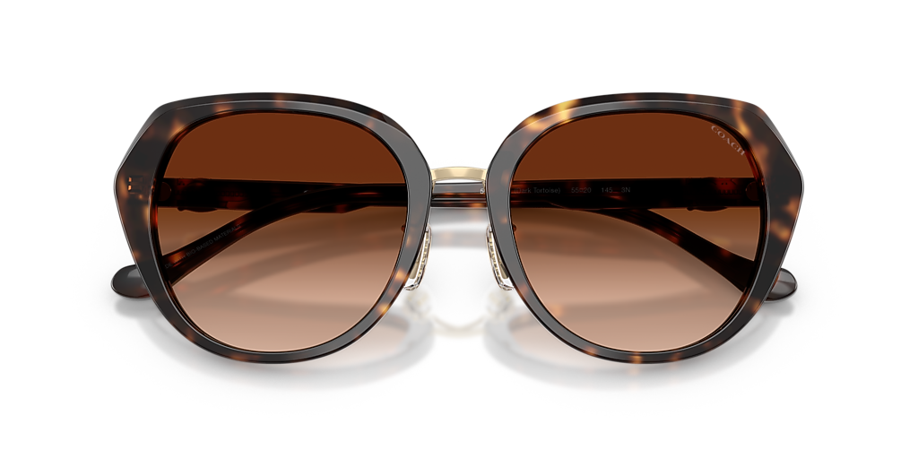 Coach CBY93 M (55 - 20) with Brown lenses and Tortoise frame 