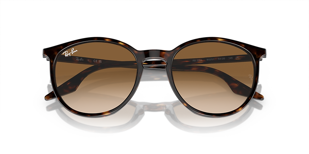 Ray-Ban RB2204 S (51 - 20) with Brown lenses and Tortoise  display picture 3