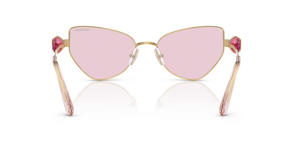 Swarovski SK7003 M (57 - 18) with Pink lenses and Gold frame  display picture 1