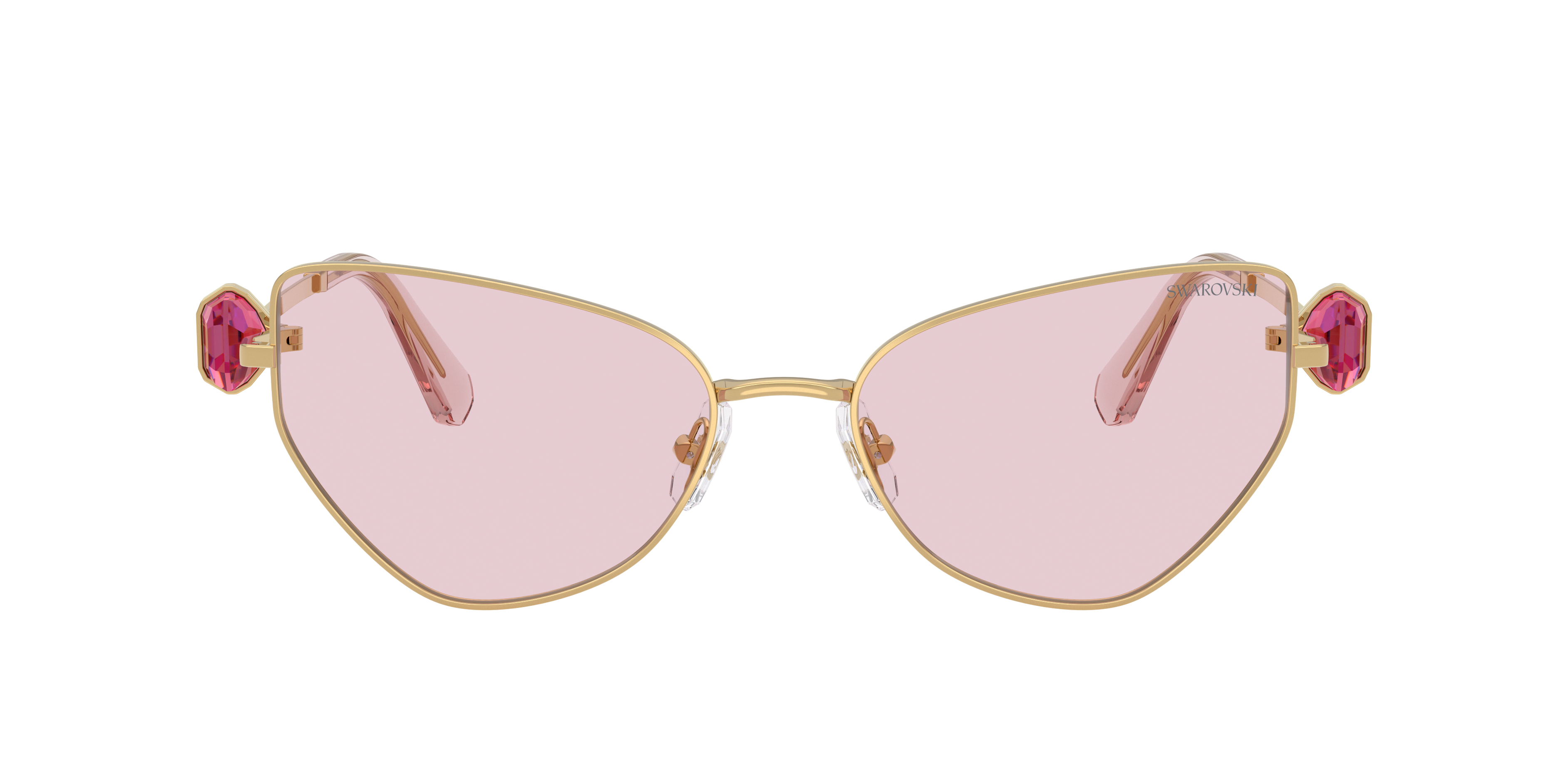 Swarovski Woman Sunglass Sk7003 In Pink Transition