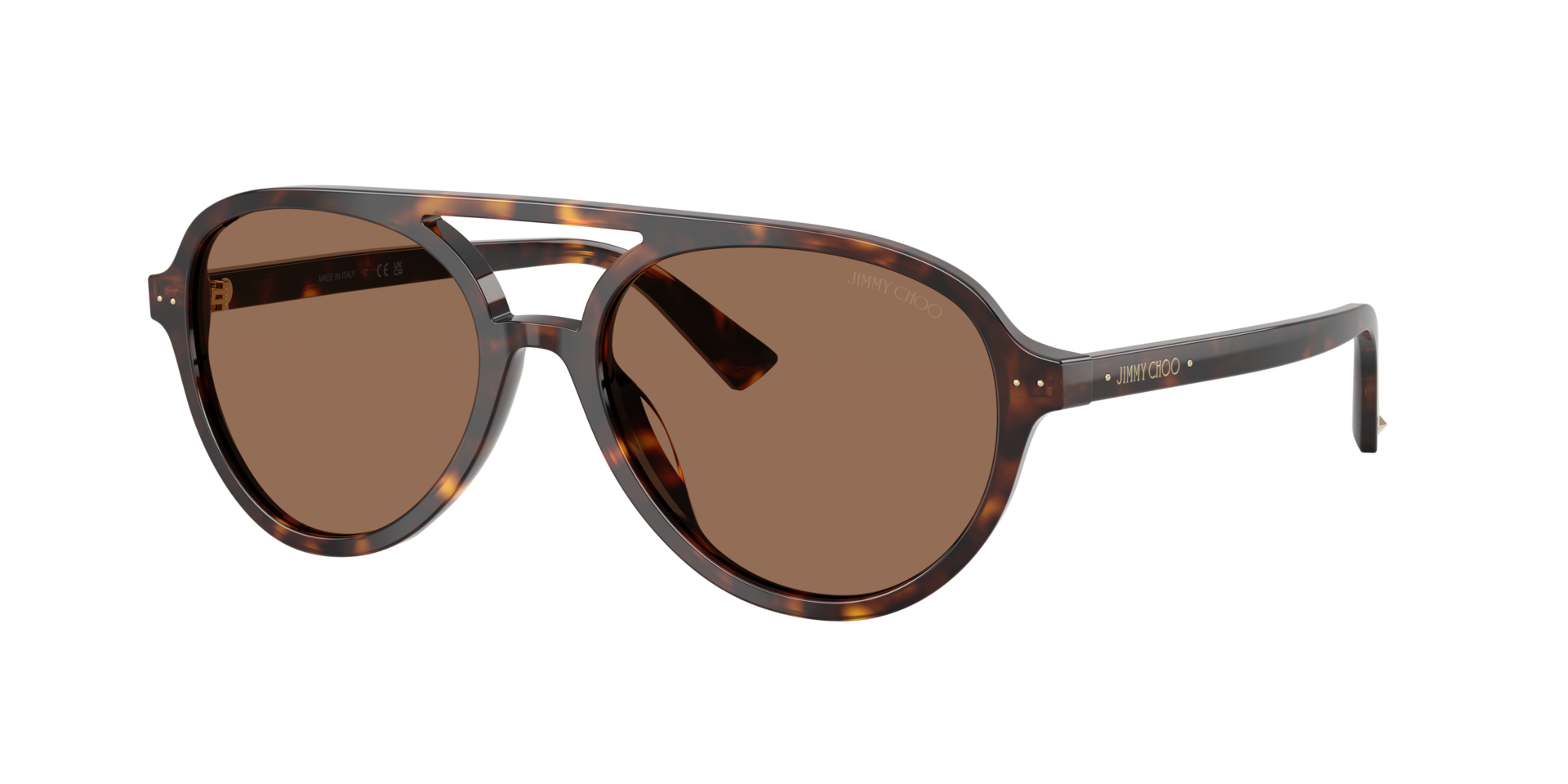 Jimmy Choo Woman Sunglass JC5055U -  Frame color: Havana, Lens color: Dark Brown