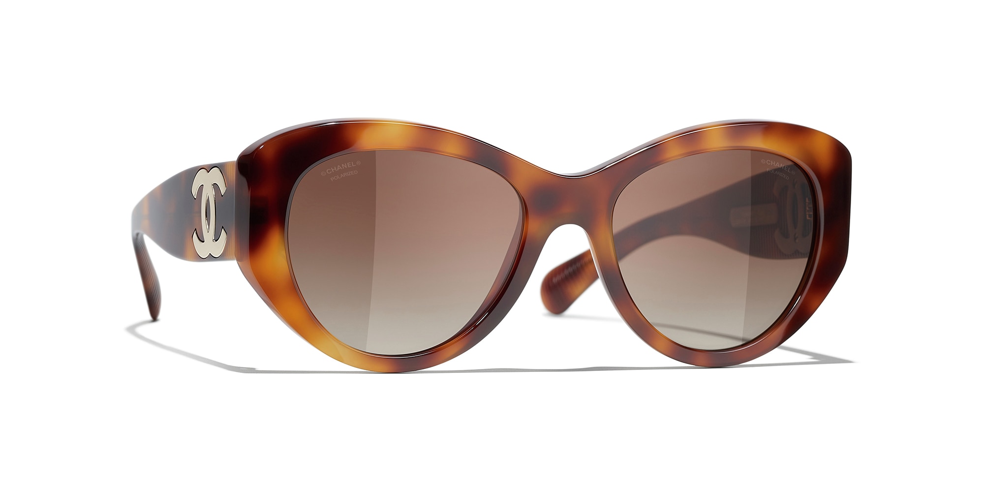 Chanel Butterfly Sunglasses CH5492 M (54 - 19) with Brown