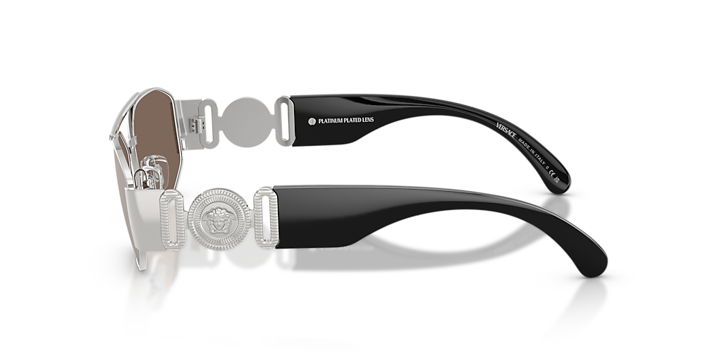 Versace VE2287 L (58 - 14) with Silver lenses and Silver frame