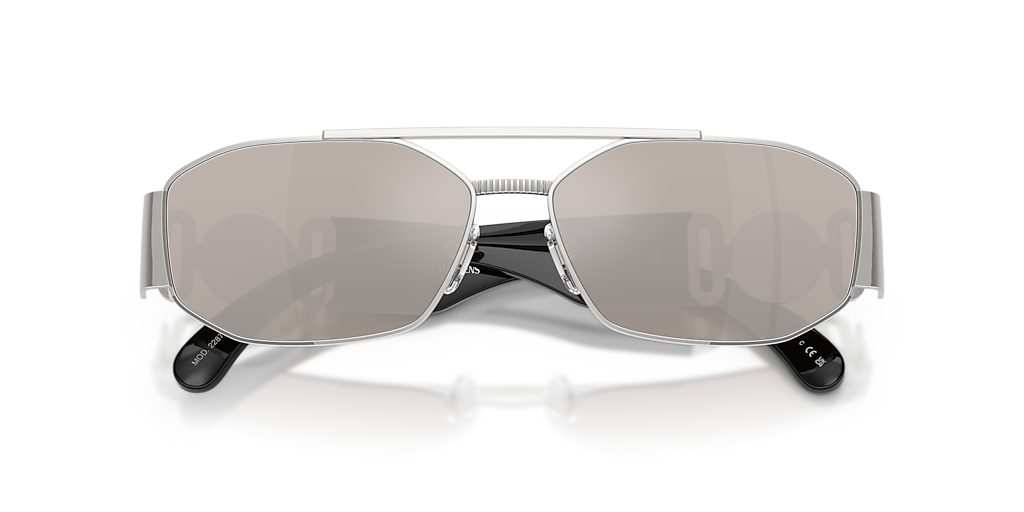 Versace VE2287 L (58 - 14) with Silver lenses and Silver frame