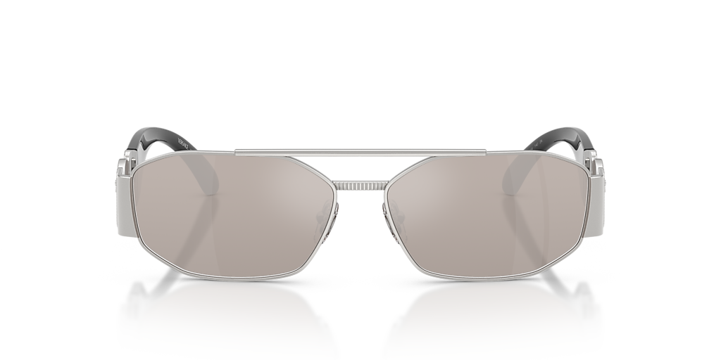 VERSACE Stylish Silver Sunglasses 100% AUTHENTIC  & NEW Versace VE 2255 Sunglasses | FREE Shipping - Go-Optic.com main image 4