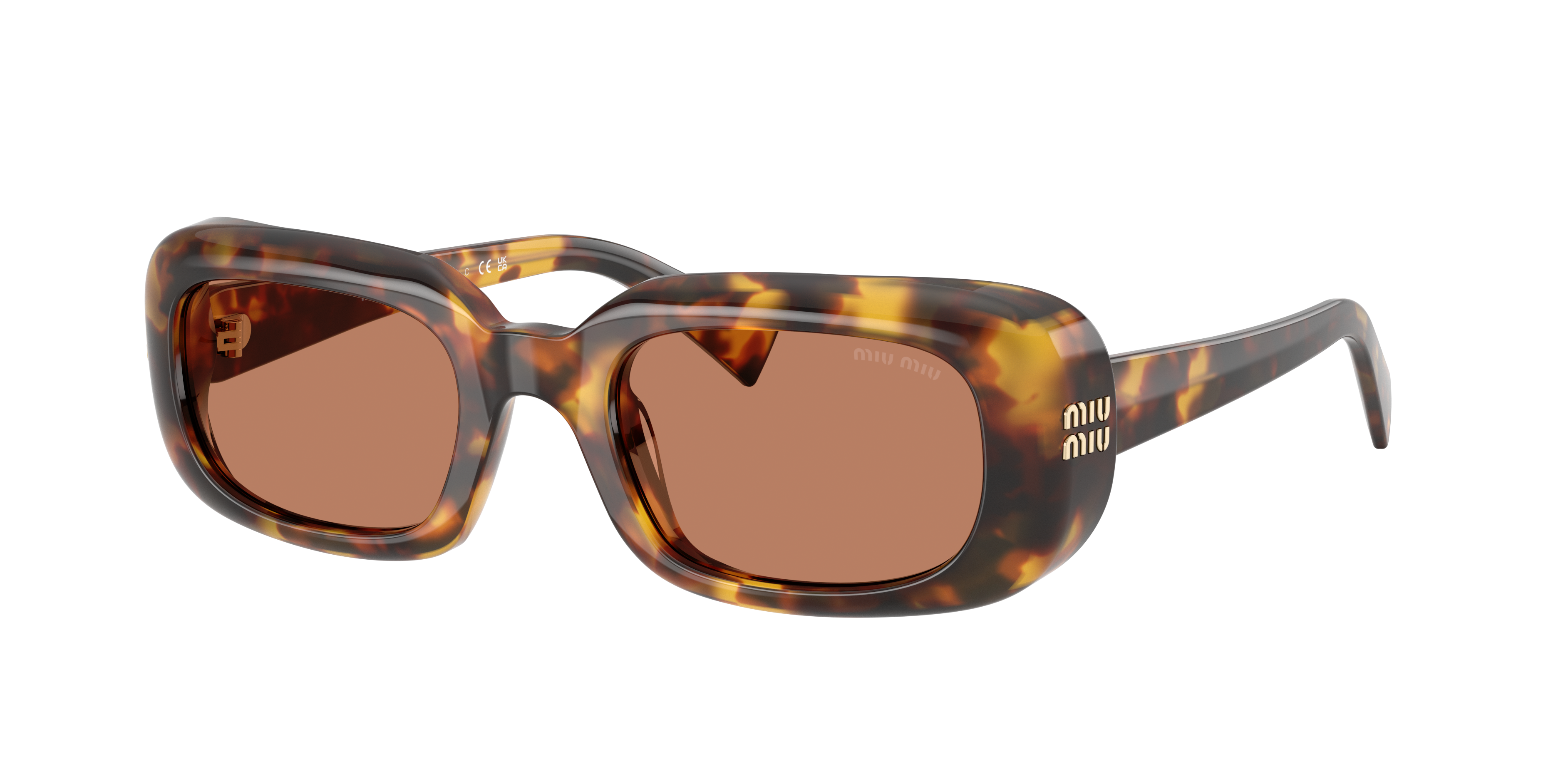 Miu Miu MU B13S S (52 - 22) with Brown lenses and Tortoise frame