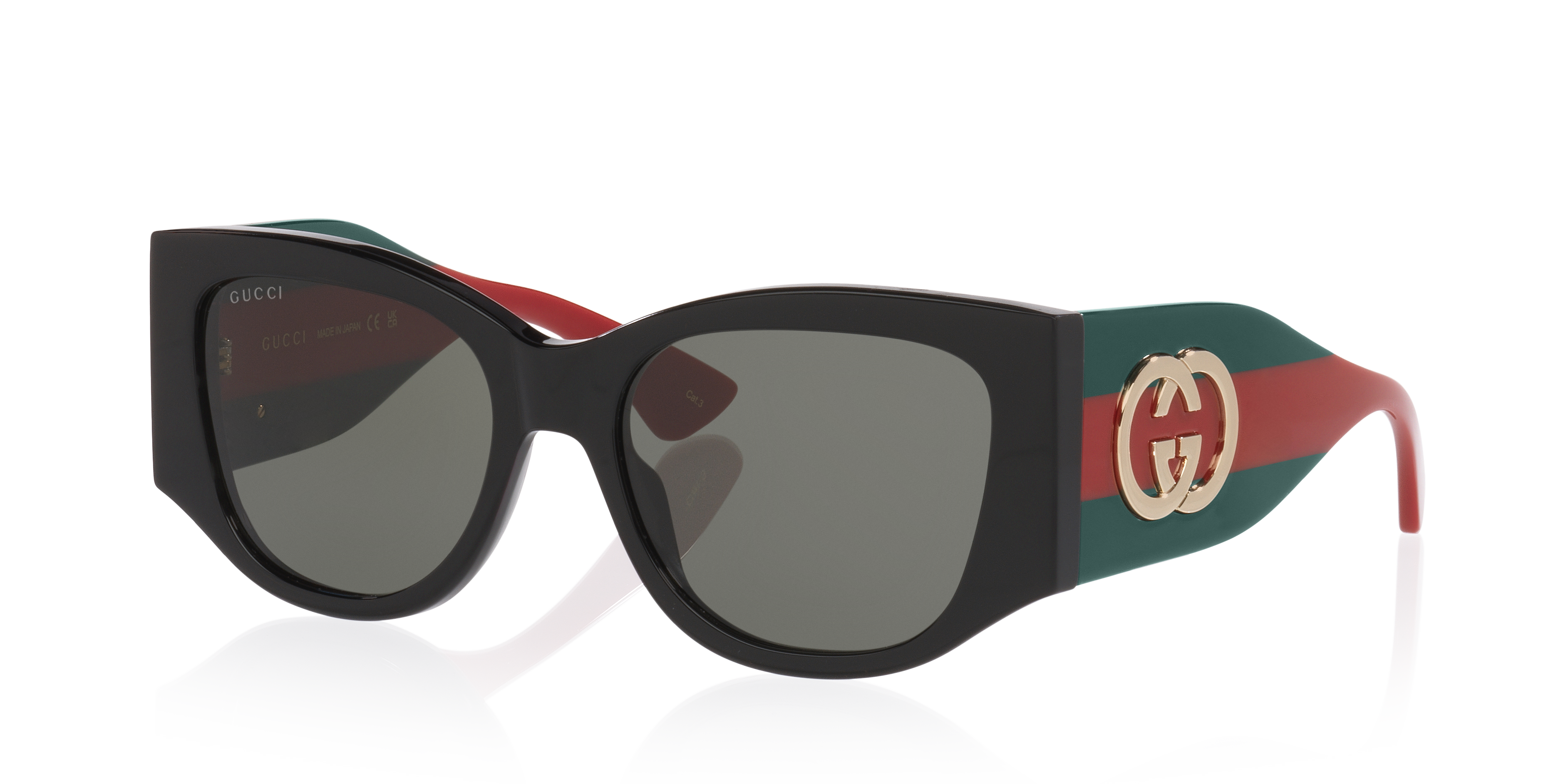Gucci Gg2115S M (55 - 18) with Grey lenses and Black frame