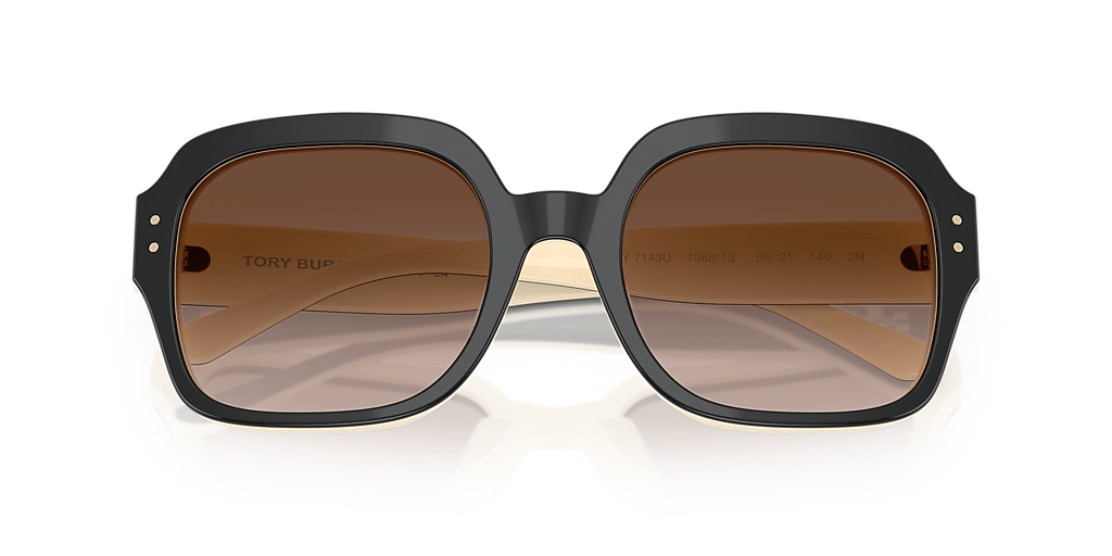 Tory Burch Polarized‎ Sunglasses TY7043 510/T5 Tortoiseshell Brown Tory Burch Women main image 2