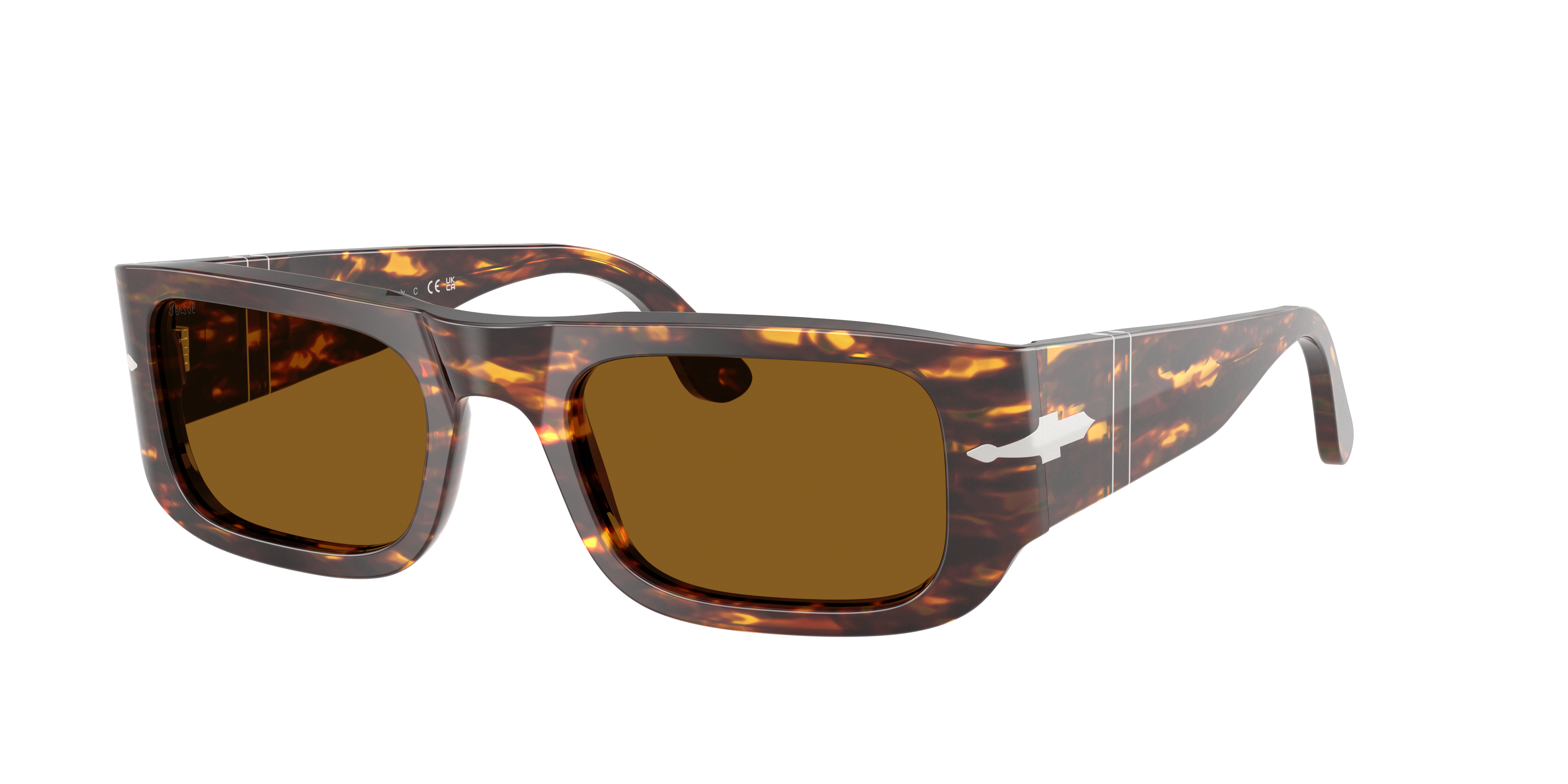 Persol Tortoiseshell-effect Sunglasses In Brown