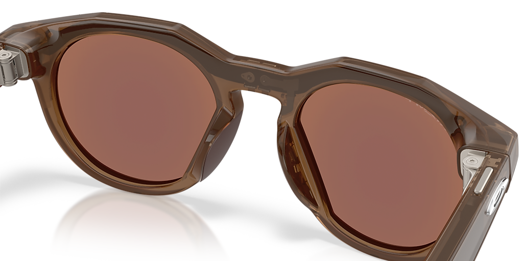 OW8002 Oakley Meta HSTN Warm Grey - Unisex Sunglasses, Prizm Ruby Lens