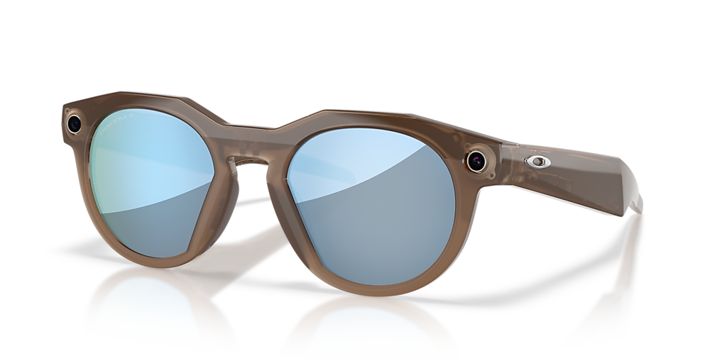OW8002 Oakley Meta HSTN Warm Grey - Unisex Sunglasses, Prizm Ruby Lens