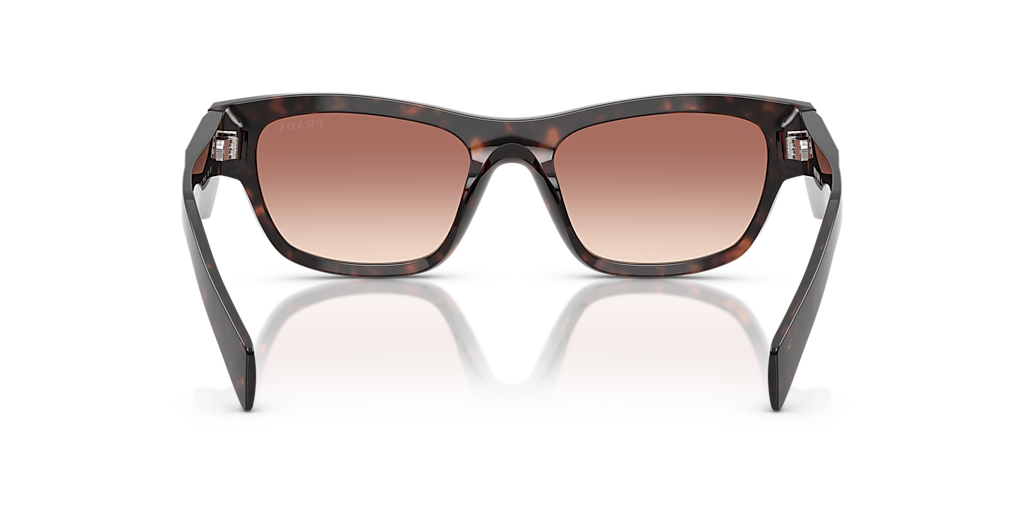 Prada PR B09S M (52 - 19) with Brown lenses and Tortoise