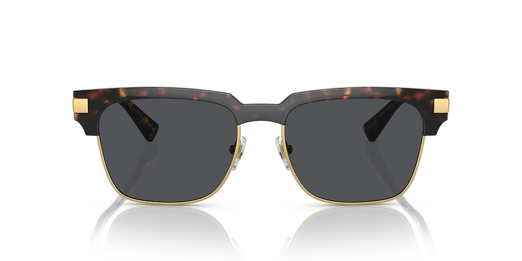 Versace VE4447 XXL (55 - 17) with Grey lenses and Tortoise frame