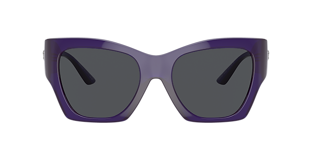 Versace VE4452 54 Dark Grey & Black Sunglasses | Sunglass Hut USA