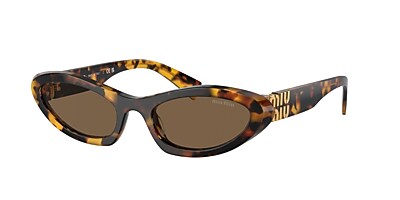 Miu Miu MU 09YS 54 Dark Grey & Black Sunglasses | Sunglass Hut USA