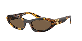 Miu Miu MU 14ZS S (59 - 17) with Grey lenses and Black frame