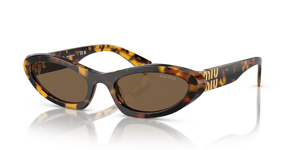 【送料,関税込】MIUMIU サングラス MU09YS Miu Miu MU 09YS M (54 - 20) with Brown lenses and Tortoise