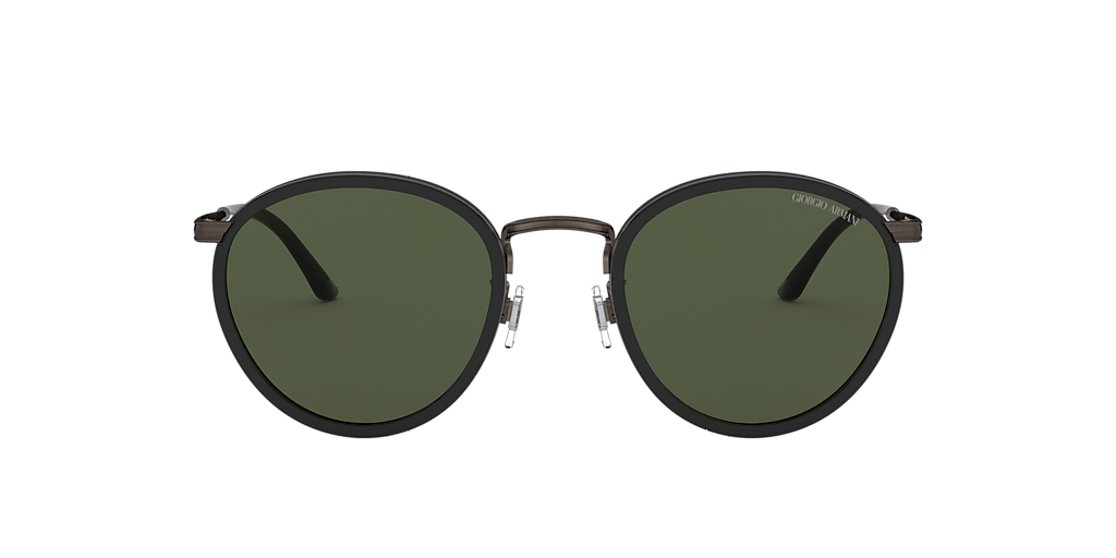 GIORGIO ARMANI AR 101M Black - Men Sunglasses, Green Lens
