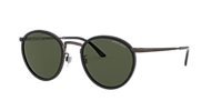GIORGIO ARMANI AR 101M Black - Men Sunglasses, Green Lens