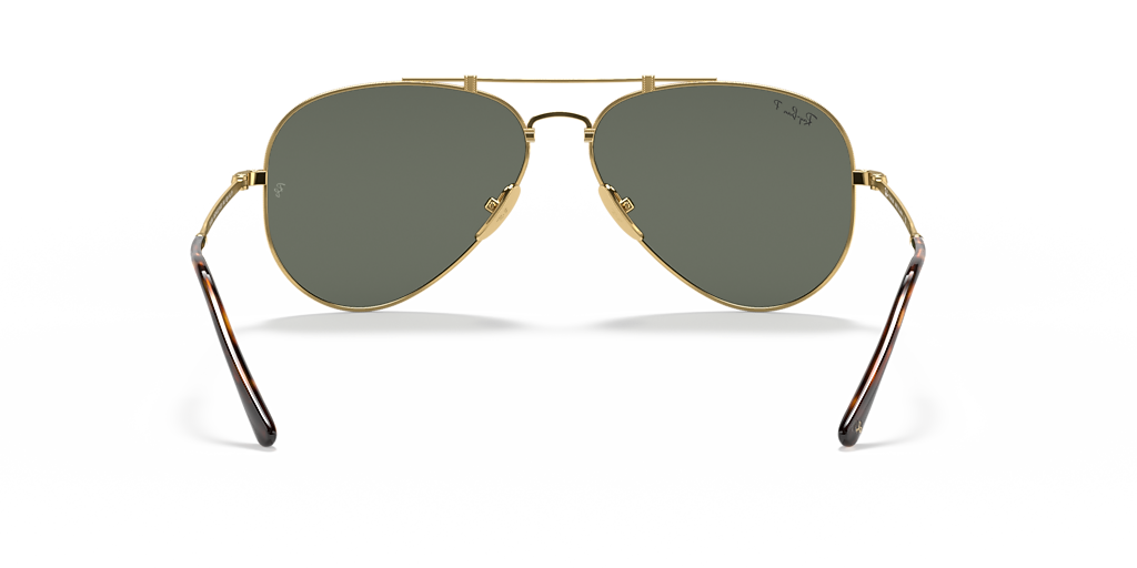 小物 Ray-Ban RB8125M AVIATOR TITANIUM Ray-Ban RB8125M Aviator Titanium XL (58 - 14) with Green lenses
