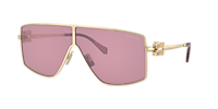 Miu Miu MU 51ZS XXL (69 - 02) with Red lenses and Gold frame