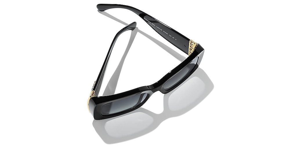 CHANEL シャネル ロゴ レクタングル サングラス CH5534 Chanel Rectangle Sunglasses CH5534 L (54 - 20) with Grey