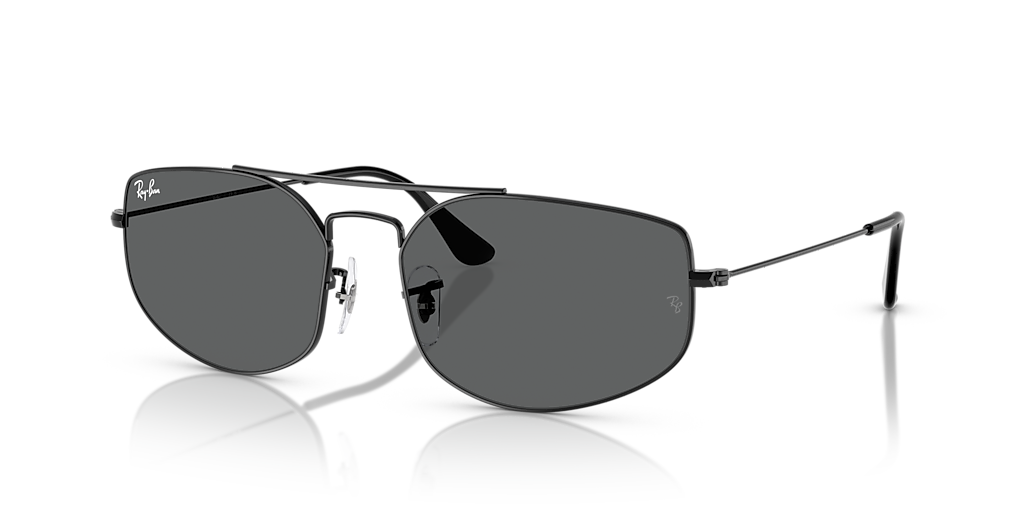 Ray-Ban RB3845 Explorer V XXL (60 - 17) with Grey lenses and