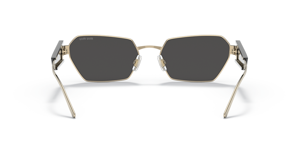 送料関税込★MIU MIU サングラス MU53WS アイウェア Miu Miu MU 53WS XL (58 - 18) with Grey lenses and Gold frame