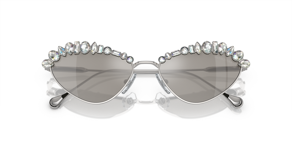 【送料,関税込】SWAROVSKI サングラス SK7009 Swarovski SK7009 M (55 - 17) with Silver lenses and Silver