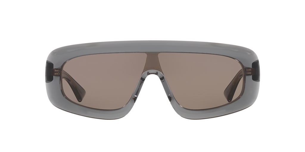 BOTTEGA VENETA BV1281S Grey - Unisex Sunglasses, Brown Lens