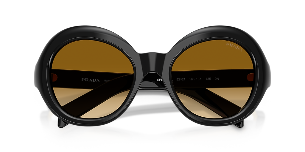 Prada PR D08SU M (53 - 21) with Yellow lenses and Black  display picture 3
