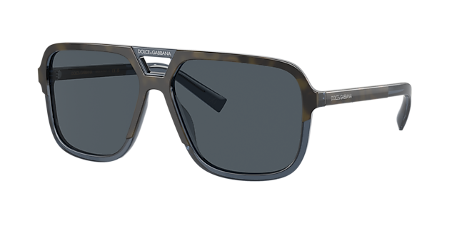 Dolce&Gabbana DG4354 61 Light Grey & Grey Sunglasses | Sunglass 