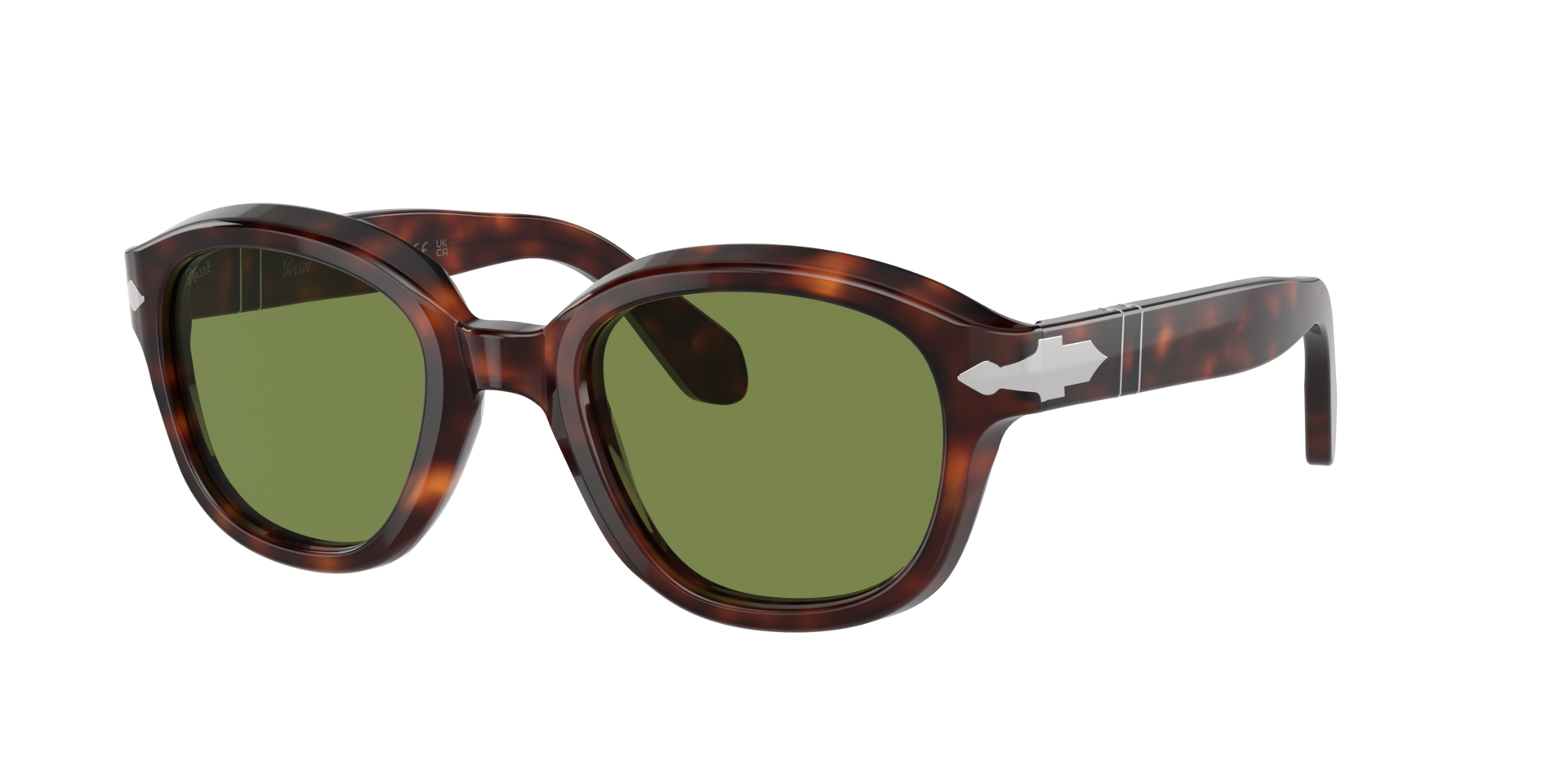 Persol Woman Sunglass PO0060S - Frame color: Havana, Lens color: Green