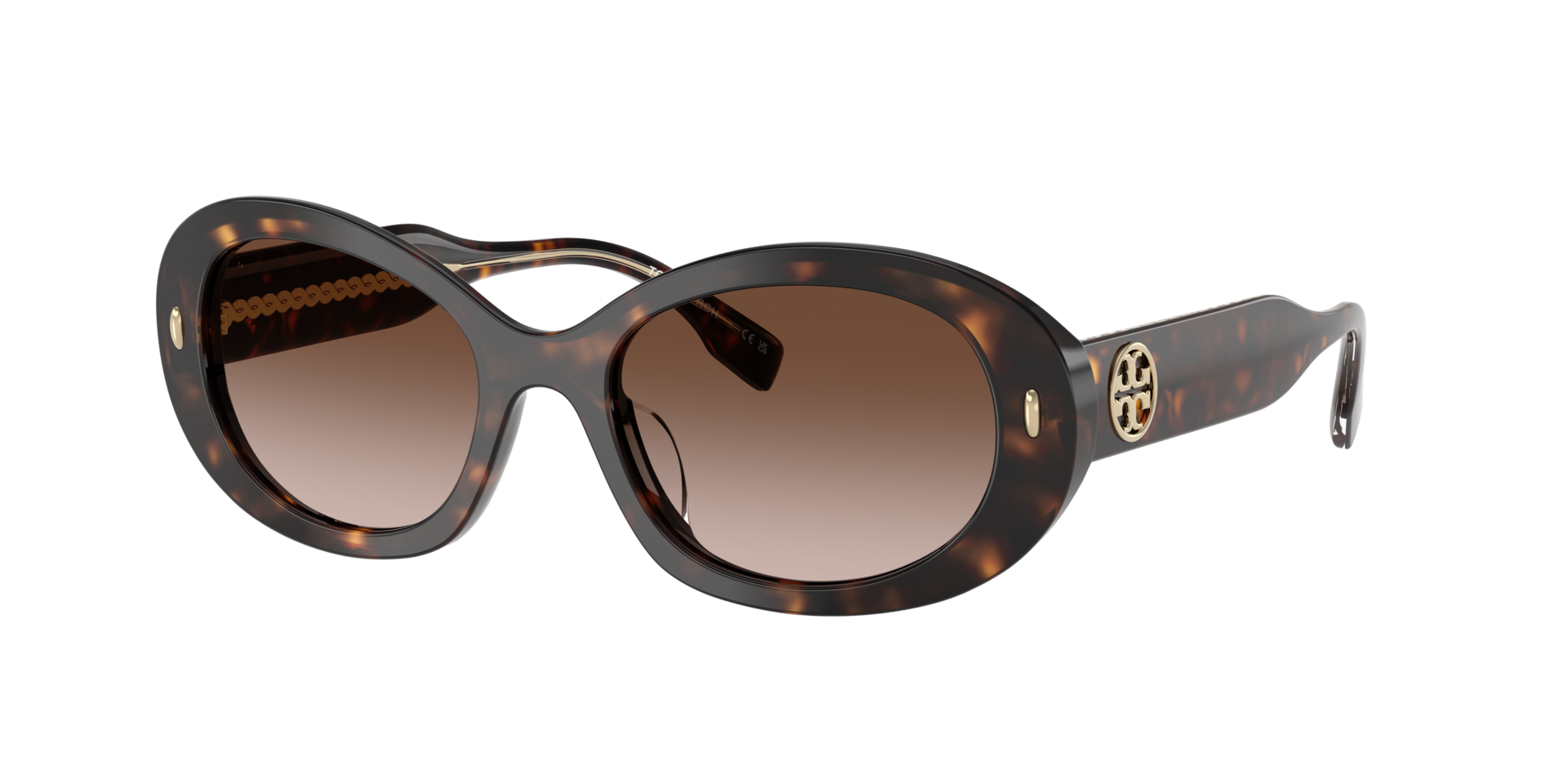 Tory Burch Woman Sunglass TY7214U -  Frame color: Brown Tortoise, Lens color: Brown Gradient