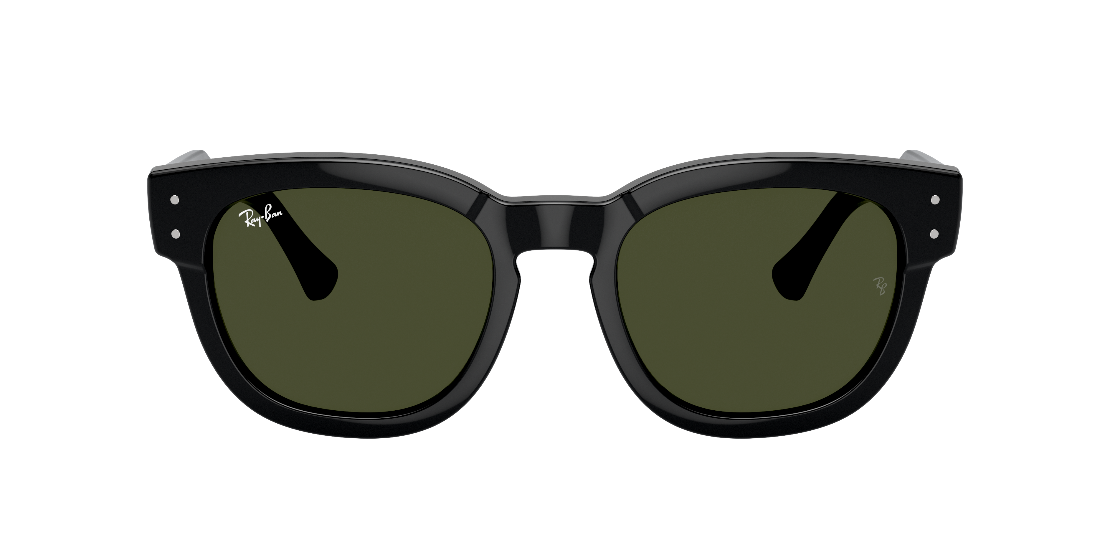 Ray-Ban Mega Hawkeye L (53 - 21) with Green lenses and Black frame