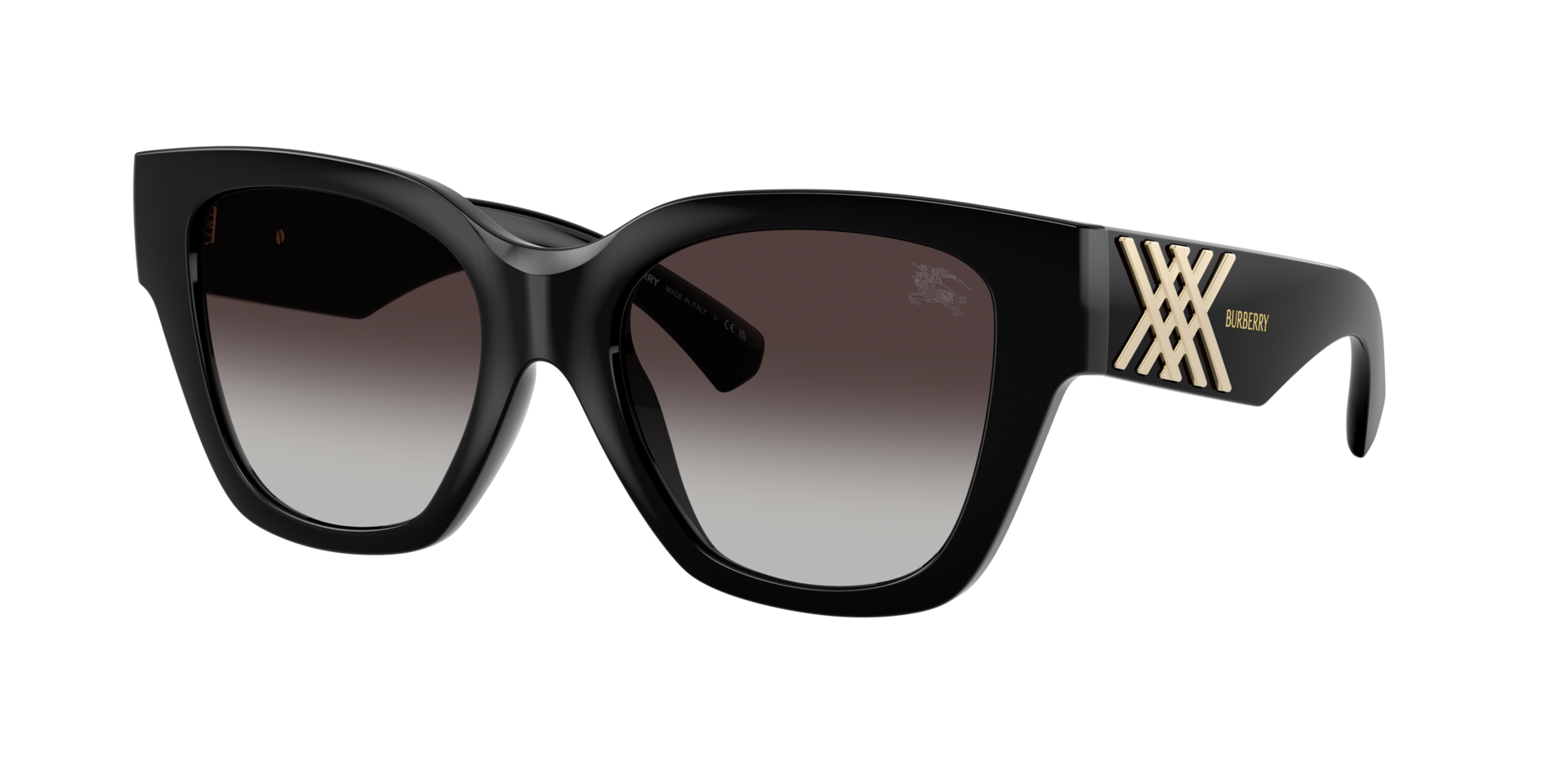 Burberry Woman Sunglass BE4489U -  Frame color: Black, Lens color: Grey Gradient
